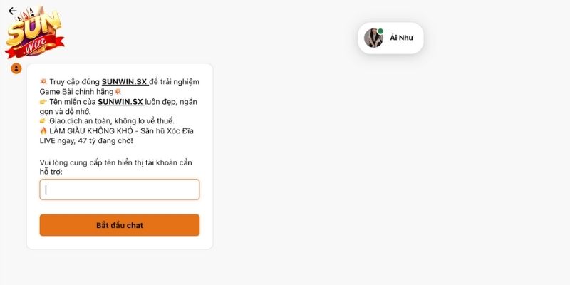 Các kênh CSKH Sunwin tận tâm, chuyên nghiệp