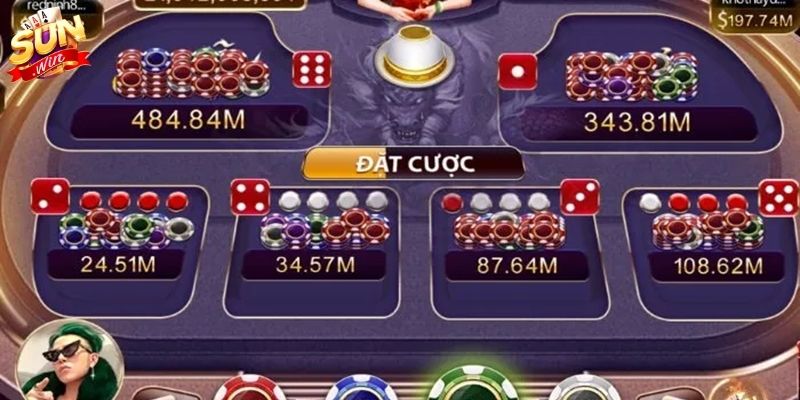 Luật đánh xóc đĩa tứ linh online